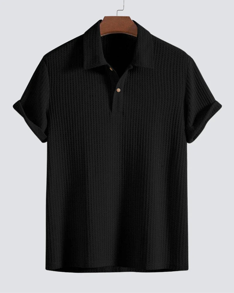 Riverton Waffle Polo Shirt