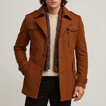 Rourke Tailored Wool Peacoat