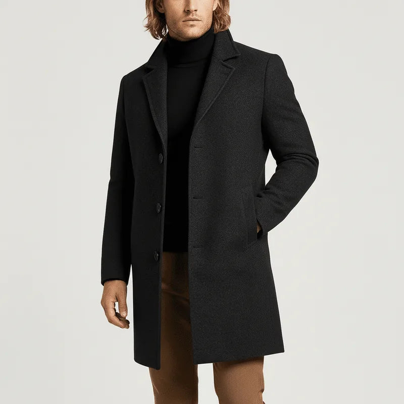 Rothwell Tailored Wool Overcoat